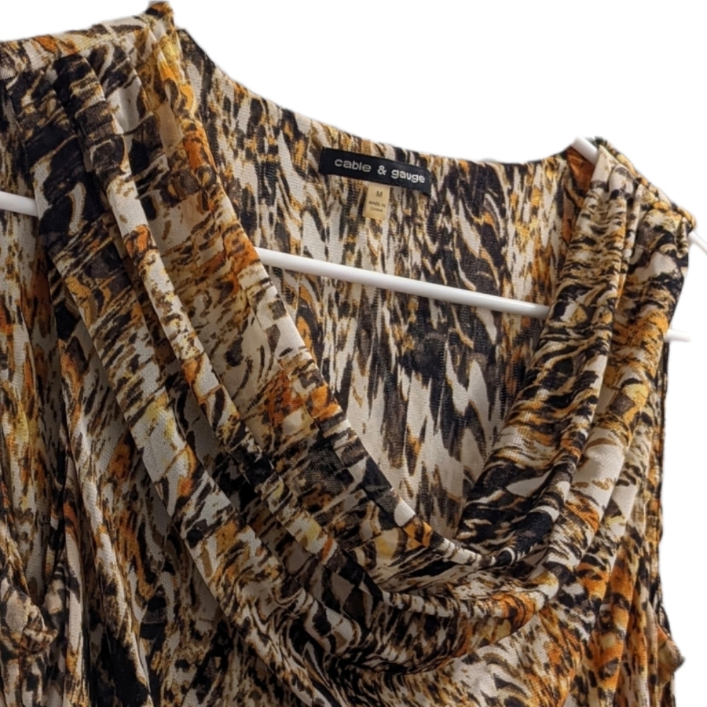 💥 Cable & Gauge Sleeveless Top M - Picture 2 of 2